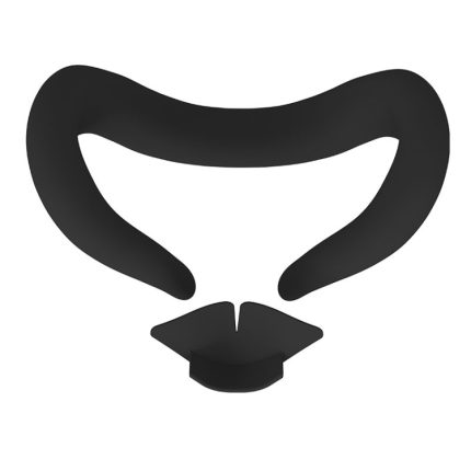 Für Meta Quest 3 Silikon-Gesichtsabdeckung, Augenmaske mit Nasenpolster