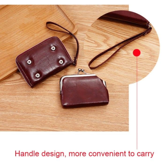 Damen-Geldbörse mit Schnalle, abnehmbare Clutch mit großem Fassungsvermögen, Geldbörse mit mehreren Kartenfächern – Bild 4