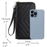 Lingerie Lange Damen-Geldbörse, große Kapazität, Clutch, Handytasche – Bild 4