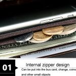 Lange Business-Geldbörse für Herren mit Krokodilmuster und mehreren Karten, Clutch – Bild 7