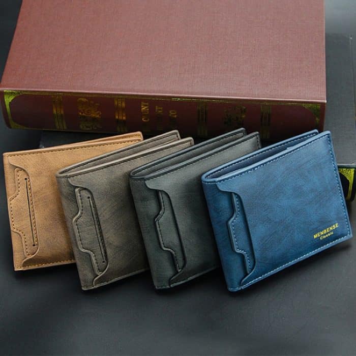 Menbense Herren Kurze Geldbörse Lässige Multi-Karten-Geldbörse – Bild 2