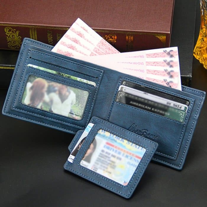 Menbense Herren Kurze Geldbörse Lässige Multi-Karten-Geldbörse – Bild 7