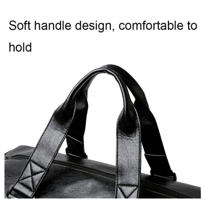 PU-Leder-Reise-Fitnesstasche, Yoga-Sport-Trainingstasche mit Schuhfach – Bild 8