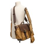 Outdoor-Umhängetasche aus Leder, gewachstes Canvas, Freizeittasche, S11 Gray, S11  Army Green, S11  Khaki – Bild 2
