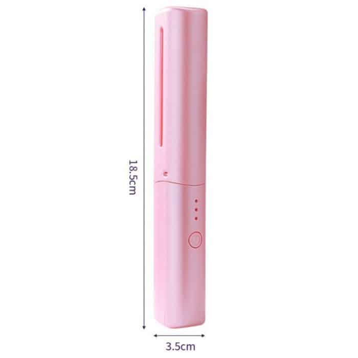 2-in-1 tragbarer USB-wiederaufladbarer Lockenwickler mit doppeltem Verwendungszweck, Haarglättungskamm – Bild 3