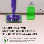 Für Swiffer WetJet 10–12 Zoll selbstklebendes Mopppad als Ersatz für nasse und trockene Mopptücher, Green – Bild 5
