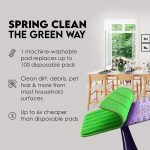 Für Swiffer WetJet 10–12 Zoll selbstklebendes Mopppad als Ersatz für nasse und trockene Mopptücher, Green – Bild 6