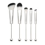 5-in-1-Make-up-Pinsel-Set mit Metallgriff, DIY-Perlen, für Rouge, loses Puder, schräger Lidschattenpinsel – Bild 2