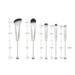 5-in-1-Make-up-Pinsel-Set mit Metallgriff, DIY-Perlen, für Rouge, loses Puder, schräger Lidschattenpinsel – Bild 3