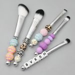 5-in-1-Make-up-Pinsel-Set mit Metallgriff, DIY-Perlen, für Rouge, loses Puder, schräger Lidschattenpinsel – Bild 5