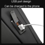 BANGE BG-7251 Herren-Business-Doppelschulter-Laptoptasche, großes Fassungsvermögen, wasserdichter Rucksack – Bild 5