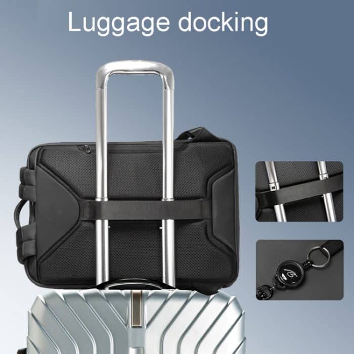 BANGE BG-2913 Herren-Doppelschulter-Reise-/Outdoor-Rucksack für Business, Pendeln, lässige Laptoptasche – Bild 6