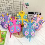 Kinder Schultasche Umhängetasche Mädchen Niedlicher Cartoon Schmetterling Rucksack – Bild 2