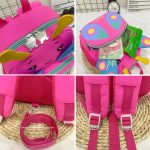 Kinder Schultasche Umhängetasche Mädchen Niedlicher Cartoon Schmetterling Rucksack – Bild 5