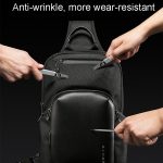 BANGE BG-7718 Herren-Satchel-Brusttasche, großes Fassungsvermögen, sportlicher, lässiger Einzelschulter-Rucksack – Bild 11