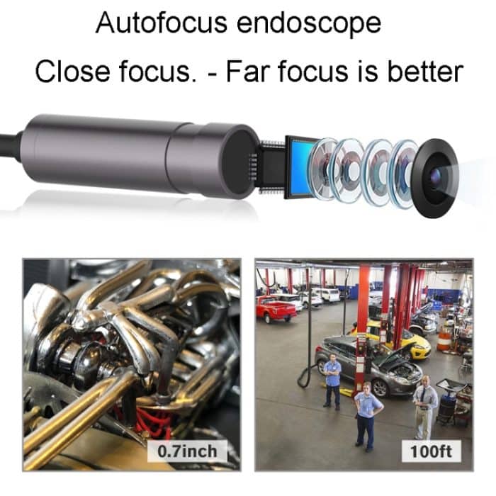Teslong NTC125 5M 3-in-1-USB-Telefon-Endoskop für die Autoreparatur 500W Pixel-Autofokus – Bild 9