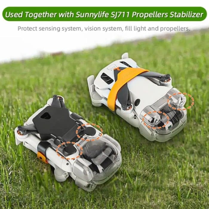 Sunnylife N4P-G710 für DJI Mini 4 Pro, integrierter Gimbal-Schutz, Kamera-Objektivabdeckung, staubdichte Kappe, For DJI Mini 4 Pro – Bild 8