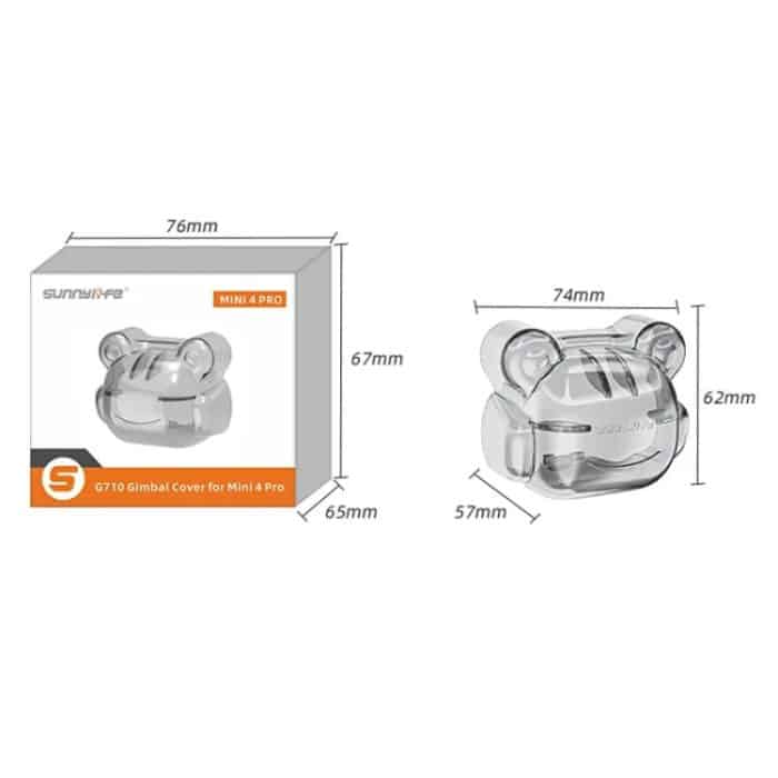 Sunnylife N4P-G710 für DJI Mini 4 Pro, integrierter Gimbal-Schutz, Kamera-Objektivabdeckung, staubdichte Kappe, For DJI Mini 4 Pro – Bild 9