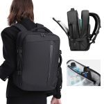 BANGE BG-2892 Herren-Business-Doppelschulter-Rucksack, große Kapazität, Reise-Computertasche – Bild 3