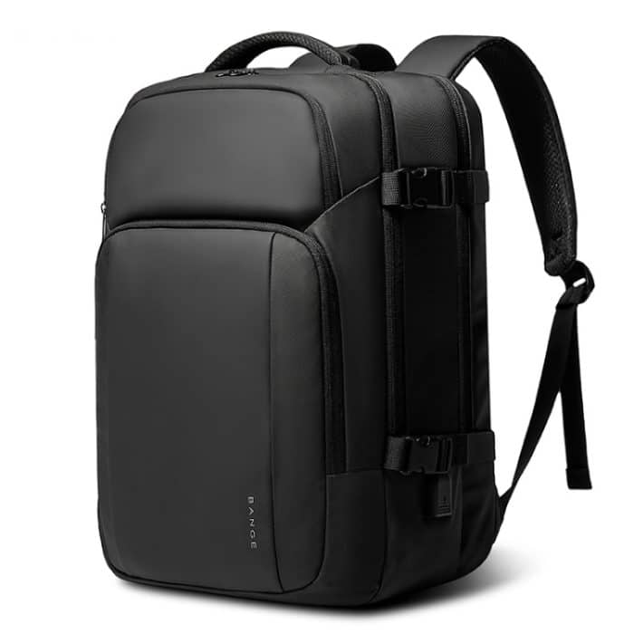 BANGE BG-7690 Herren-Business-Doppelschulter-Rucksack, große Kapazität, wasserdichte Reise-Computertasche – Bild 2