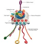 Baby-Puzzle, lustiges Finger-Pump-Spielzeug, Aufklärungs-Frühpädagogik-Spielzeug, Octopus (Blue), Octopus (Red), Cartoon Crab (Orange), Cartoon Crab (Green), Rocket (Blue), Rocket (Red), Flying Sword (Red), Flying Sword (White), Crab, Space Ship... – Bild 6