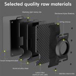 Aluminium-Geldbörse für Herren, Kartenhalter, transparenter Visitenkartenhalter – Bild 4