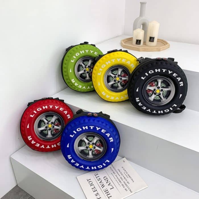 Kinder EVA Reifenform Schultasche Kindergarten Umhängetasche – Bild 2