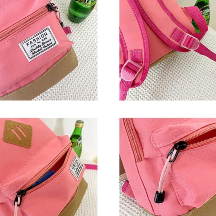 Schultasche für 3–6 Jahre alte Kindergartenkinder, schlichtes Design, Umhängetasche – Bild 4