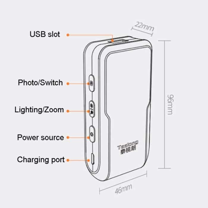 Teslong WF150 5 mm WiFi-verbundenes HD-Industrie-Endoskop, industrielle Wartungswerkzeuge – Bild 2