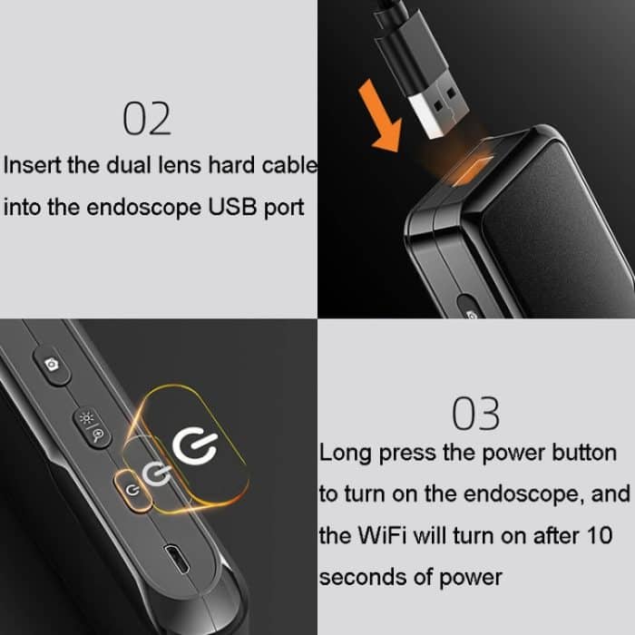 Teslong WF150 5 mm WiFi-verbundenes HD-Industrie-Endoskop, industrielle Wartungswerkzeuge – Bild 12