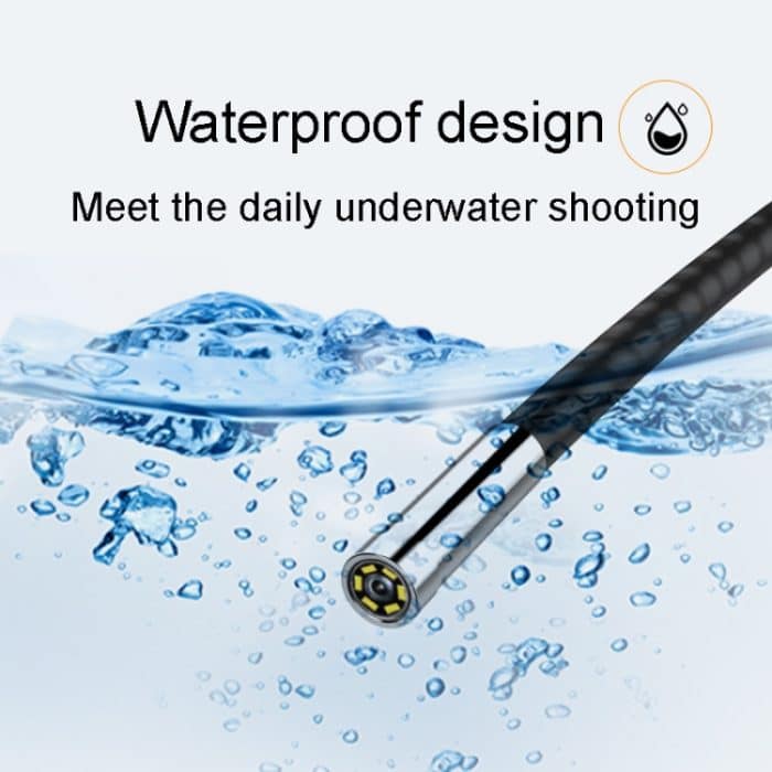 Teslong NTS300 5-Zoll-HD-Großbildschirm-Industrie-Inspektions-Endoskop für Autoreparaturwerkzeuge, 7.6mm Single Lens / 1m – Bild 4