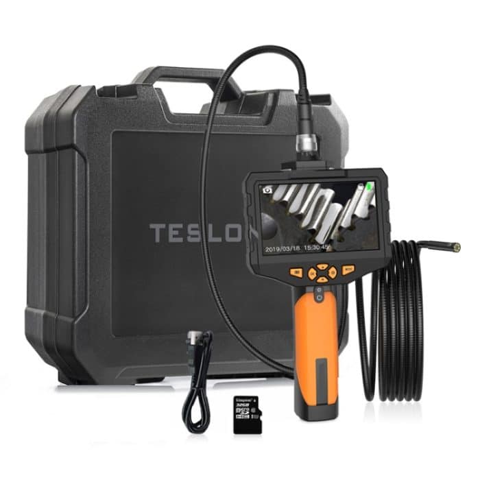 Teslong NTS300 5,5 mm-3M Doppellinse, wasserdicht, 5 Zoll HD, Industrie-Endoskop, Auto-Reparatur-Werkzeuge – Bild 2