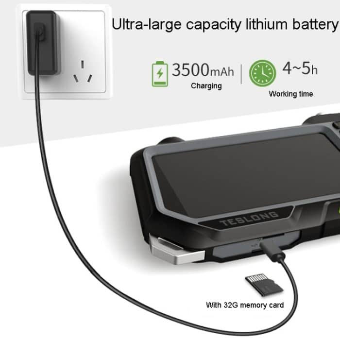 Teslong NTS500 5,5 mm-3M Doppelobjektiv 5 Zoll großer Bildschirm Industrierohr-Endoskop Industrielle Inspektionswerkzeuge – Bild 7