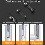 Teslong TS43S HD-Kamerasonde 4,3-Zoll-Bildschirm All-In-One-Industrie-Endoskop-Autoreparaturwerkzeuge, 5.5mm Single Lens, 8.0mm Dual Lens, 7.9mm Three Lens – Bild 9