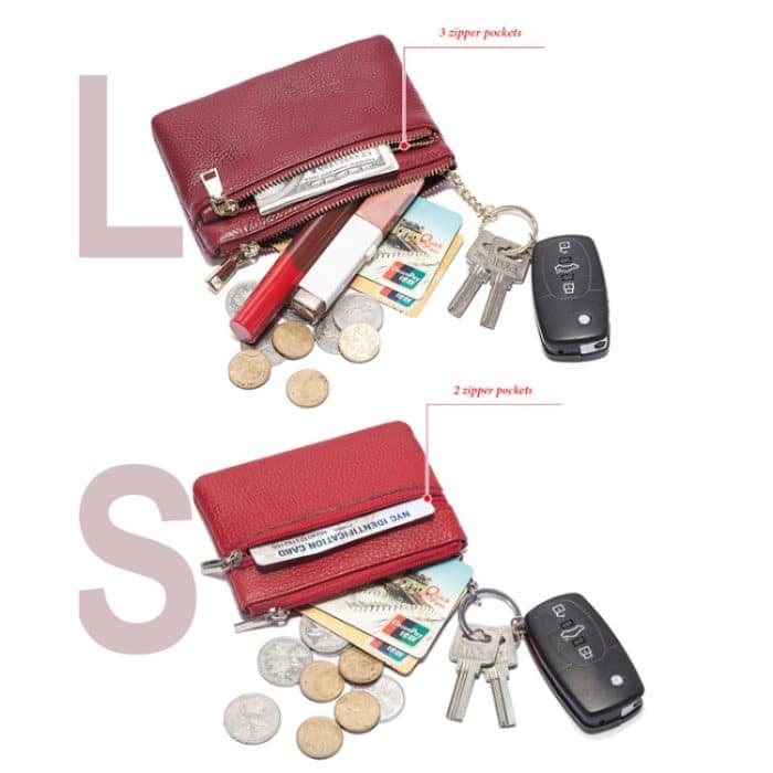 HUMERPAUL WX2010 Damen-Mini-Geldbörse aus Leder, tragbare Geldbörse und Kartenhalter, S, L – Bild 4