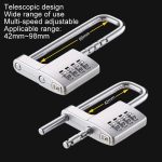 Schuhschrank, Büro, Aktenschrank, verstellbare Schlosslänge, Zughandschloss, Passwort, Schranktürschloss – Bild 5