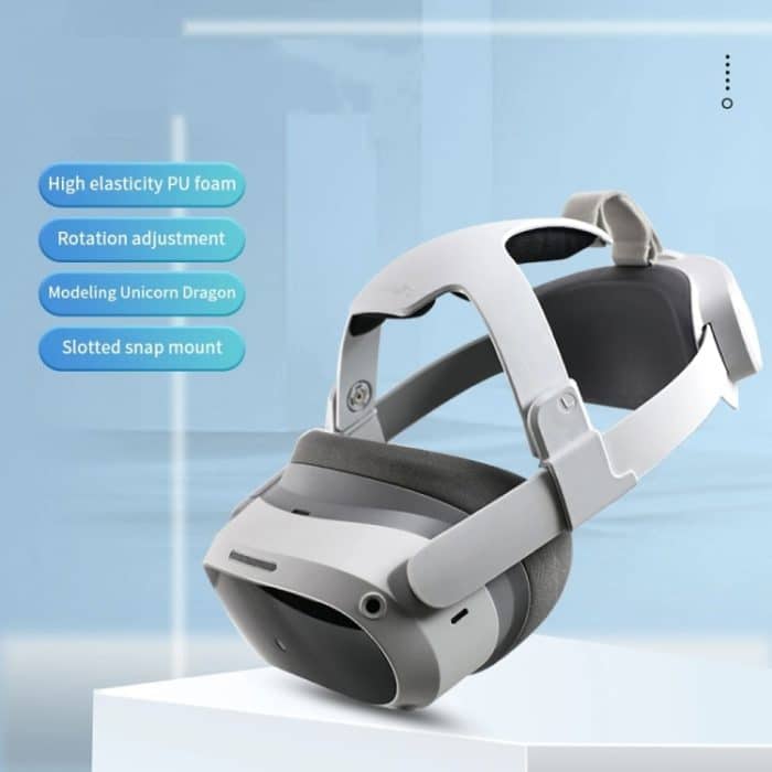 Für PICO 4 Hibloks Druckfreies Stirnband Hochelastisches PU-Kopfband VR-Zubehör – Bild 3