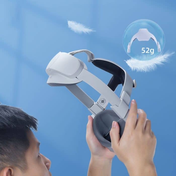 Für PICO 4 Hibloks Druckfreies Stirnband Hochelastisches PU-Kopfband VR-Zubehör – Bild 5