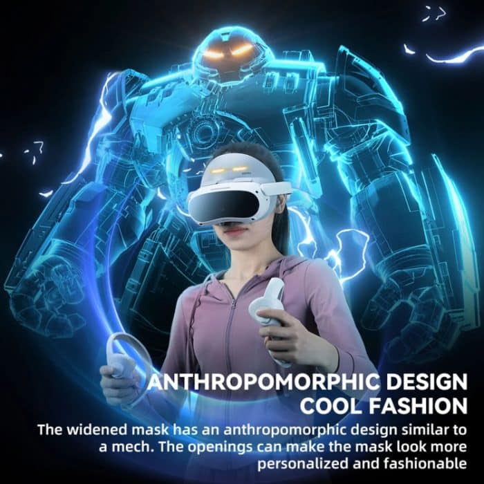 Für PICO 4 Hibloks VR-Brillen-Gesichtskissen, erweitertes, atmungsaktives Schutzpolster, 1pc PU Cotton, 2pcs PU Cotton, 1pc Ice Silk, 2pcs Ice Silk – Bild 6