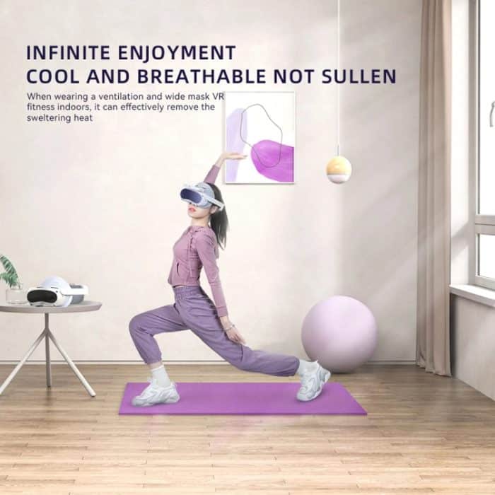 Für PICO 4 Hibloks VR-Brillen-Gesichtskissen, erweitertes, atmungsaktives Schutzpolster, 1pc PU Cotton, 2pcs PU Cotton, 1pc Ice Silk, 2pcs Ice Silk – Bild 9