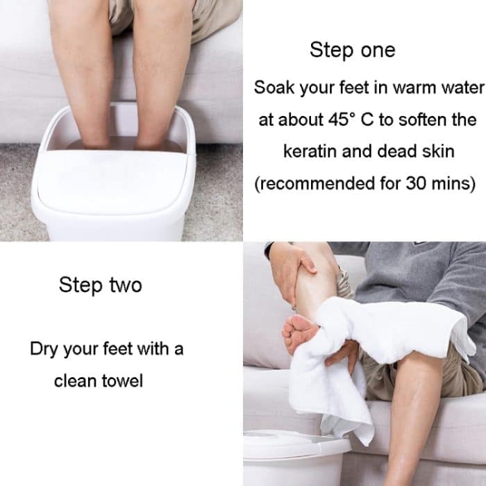 Pediküre Messer Spieß Nagelknipser Set Haushaltswerkzeuge zur Hornhautentfernung, Scraper, Diagonal Knife, Flat Knife, 3 In 1 – Bild 7