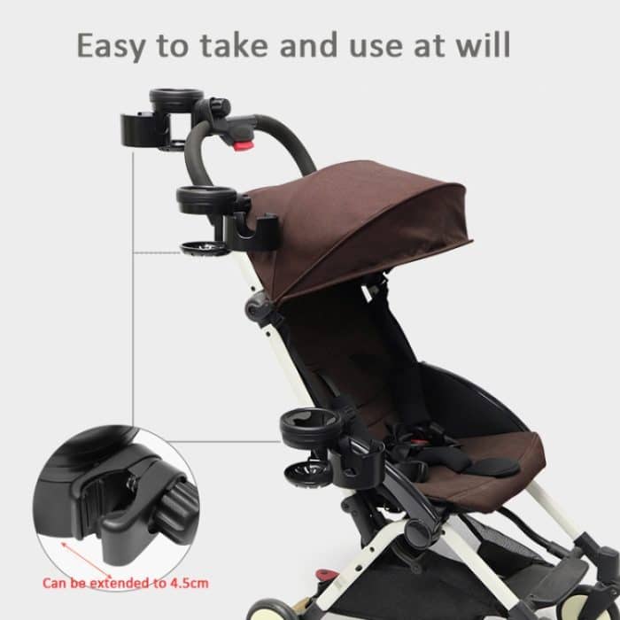 2-in-1 Kinderwagen-Getränkehalter, Kinderwagen-Milchflaschenhalter – Bild 7