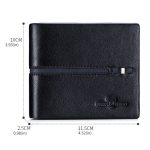 BULL CAPTAIN 0200 RFID-Diebstahlsicherer Kartenhalter aus erstklassigem Rindsleder mit mehreren Kartenfächern und großem Fassungsvermögen – Bild 3