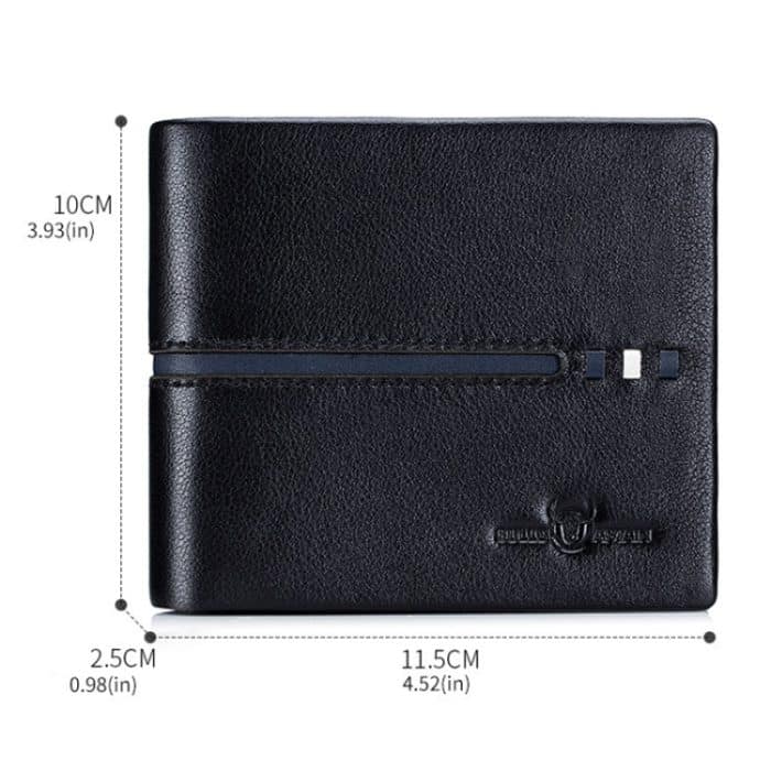 BULL CAPTAIN 0200 RFID-Diebstahlsicherer Kartenhalter aus erstklassigem Rindsleder mit mehreren Kartenfächern und großem Fassungsvermögen – Bild 3