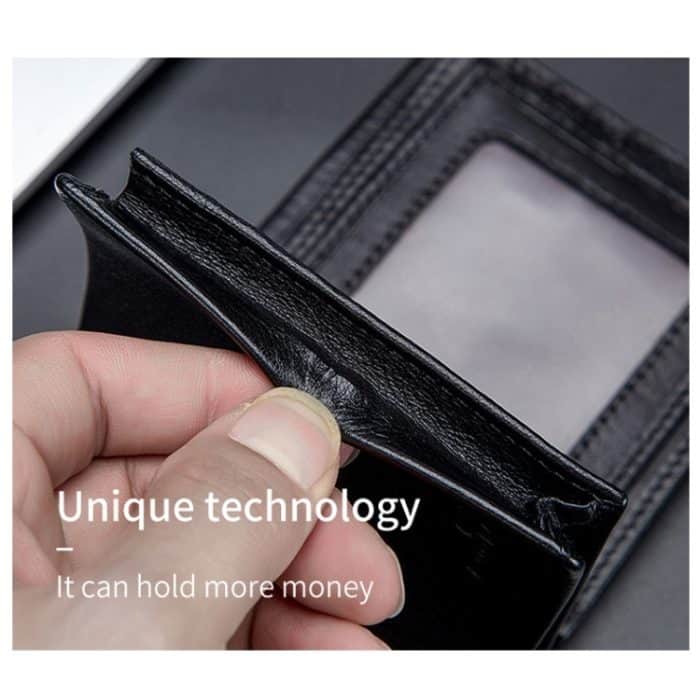 BULL CAPTAIN 0200 RFID-Diebstahlsicherer Kartenhalter aus erstklassigem Rindsleder mit mehreren Kartenfächern und großem Fassungsvermögen – Bild 5