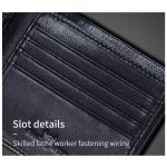 BULL CAPTAIN 0200 RFID-Diebstahlsicherer Kartenhalter aus erstklassigem Rindsleder mit mehreren Kartenfächern und großem Fassungsvermögen – Bild 6