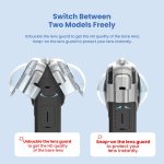 Für Insta360 X3 AMagisn Schutzkamerazubehör, Lens Guard, Silicone Case, Lens Guard+Case – Bild 6