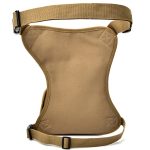 Radfahren Canvas Gürteltasche Outdoor Multifunktionale Beintasche Casual Sport Gürteltasche – Bild 3