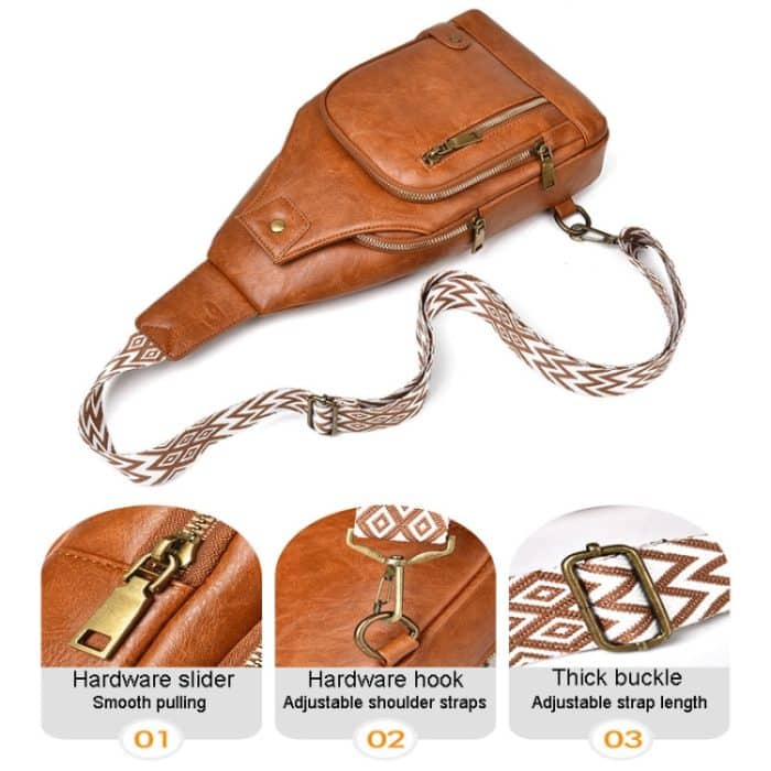 WEIXIER X326 Einzelschulter-Crossbody-Brusttasche, multifunktionaler Motorrad-Sportrucksack – Bild 6