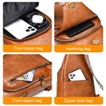 WEIXIER X326 Einzelschulter-Crossbody-Brusttasche, multifunktionaler Motorrad-Sportrucksack – Bild 8